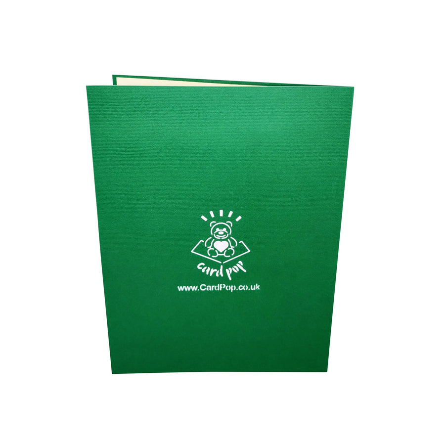 Land Rover Jeep Car in Green 3D Pop Up Card UK