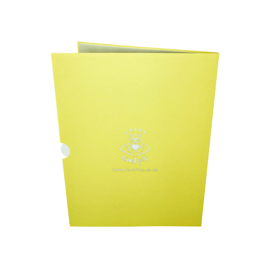 Blue Hydrangea Flower 3D Pop Up Card UK