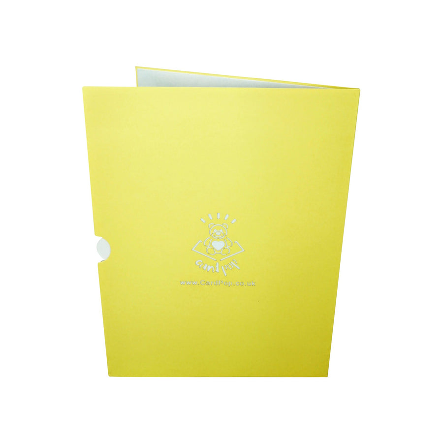 Pink Hydrangea Flower 3D Pop Up Card UK