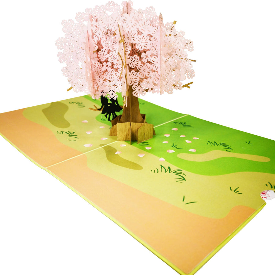 Female & Female Romance Scene 3D Pop Up Card UK