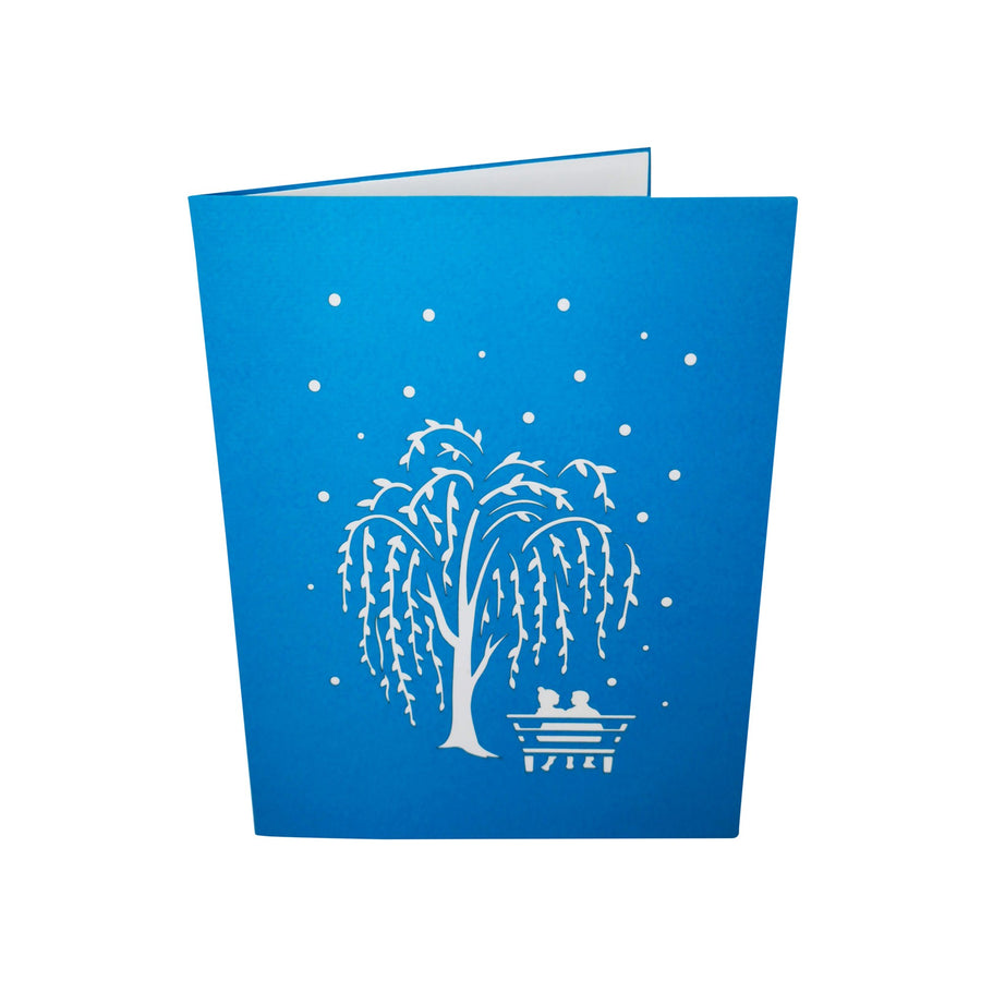 Winter Love Scene 3D Pop Up Card UK