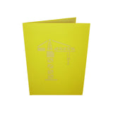 Tower Crane 3D Pop Up Card UK