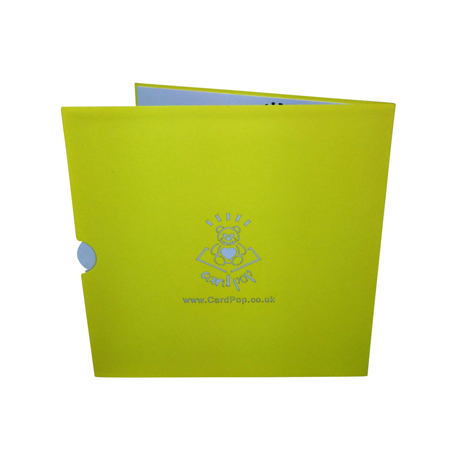 Excavator 3D Pop Up Card UK