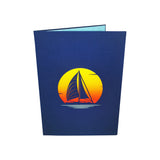 Sailing Boat 3D Pop Up Card UK