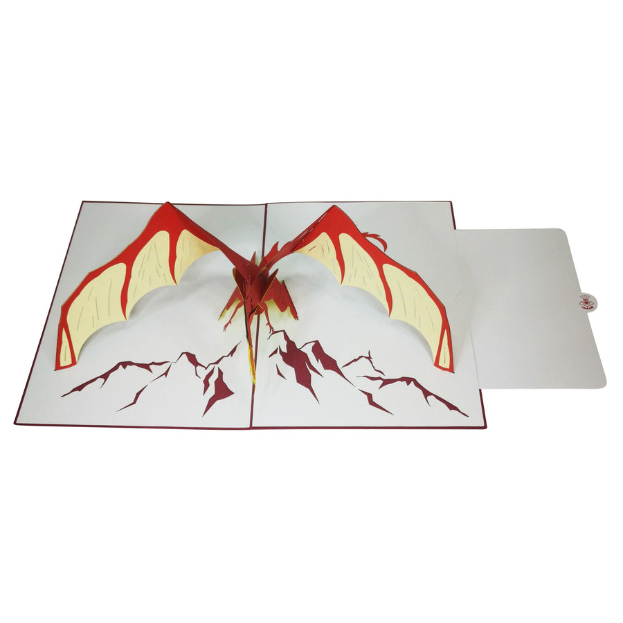 Fire Breathing Dragon 3D Pop Up Card UK