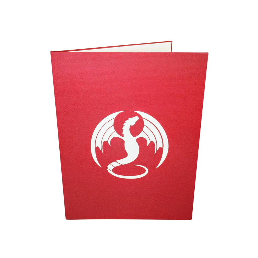 Fire Breathing Dragon 3D Pop Up Card UK