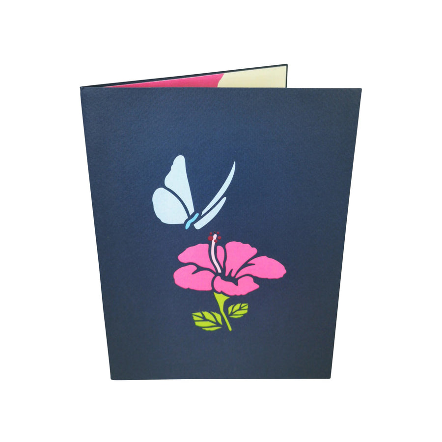 Blue Butterfly 3D Pop Up Card UK
