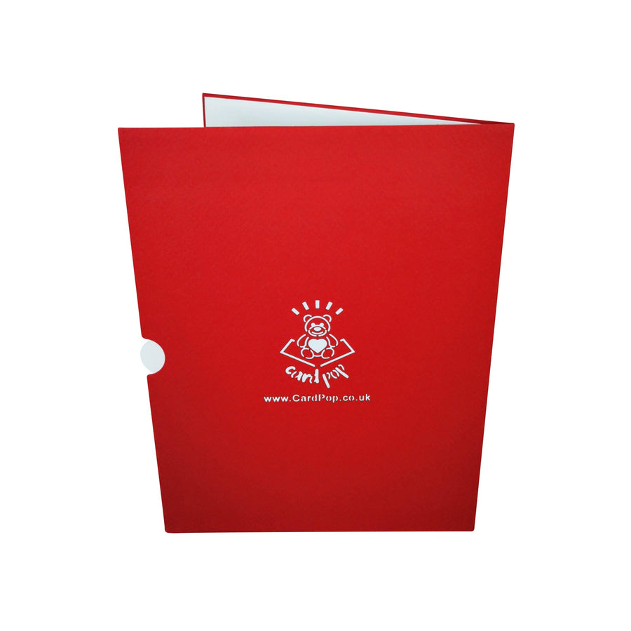 Horse Racing 3D Pop Up Card UK