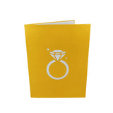 Diamond Ring 3D Pop Up Card UK