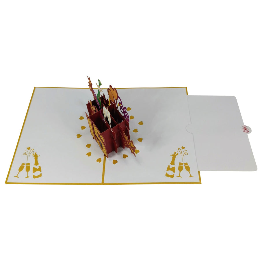 15th Birthday 3D Pop Up Card UK