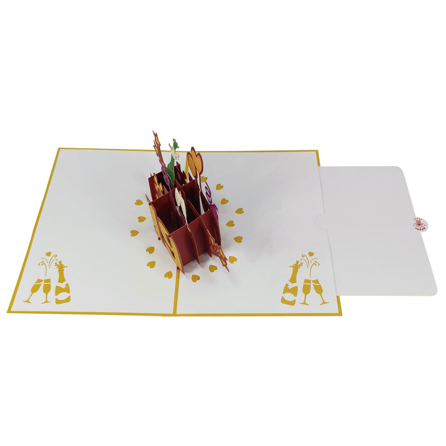 19th Birthday 3D Pop Up Card UK