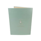 Turquoise Angel 3D Pop Up Christmas Card UK