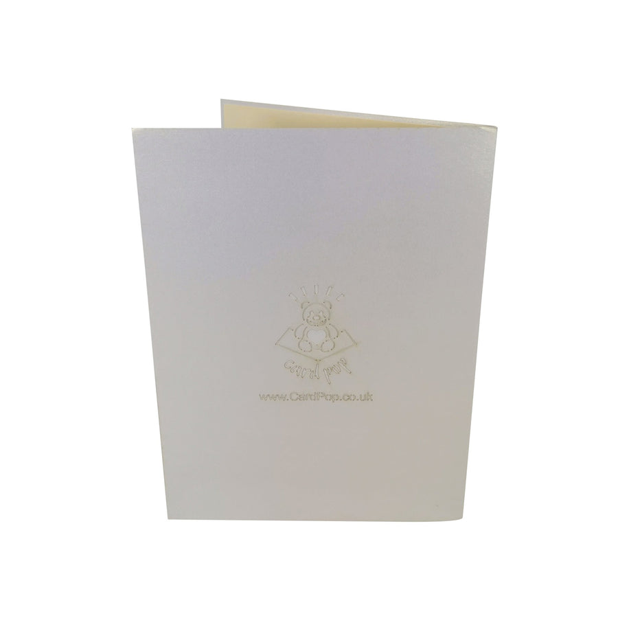 Pine Cone & Berry Wreath 3D Pop Up Christmas Card UK