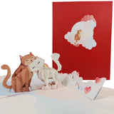 Cuddle Cats 3D Pop Up Card UK