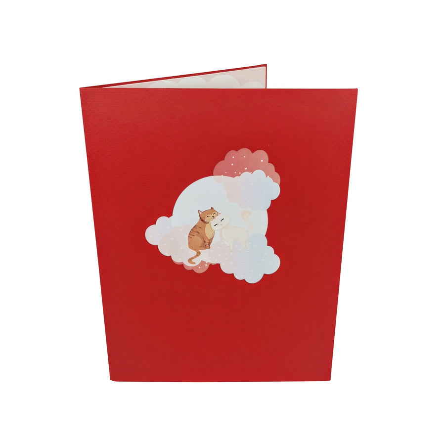 Cuddle Cats 3D Pop Up Card UK