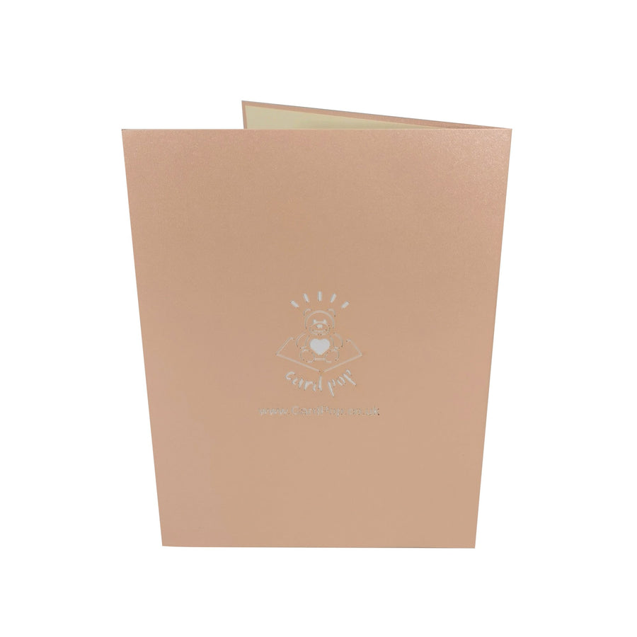 Mixed Colour Tulip Flower Bunch 3D Pop Up Card UK