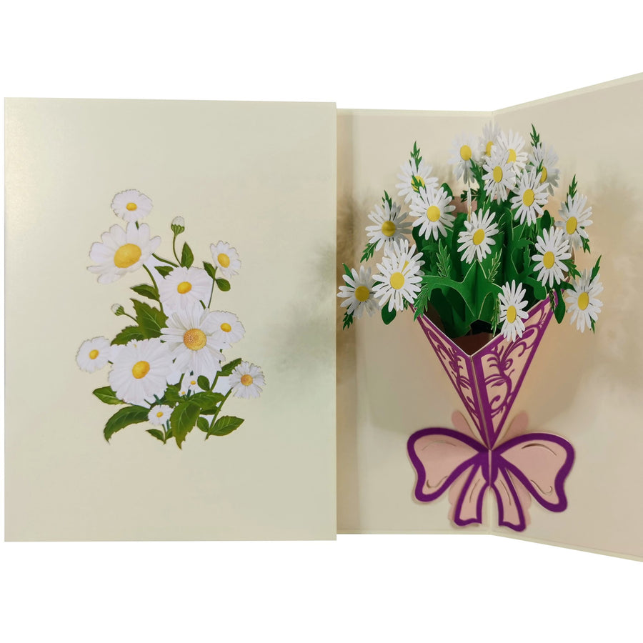Daisy Bunch 3D Pop Up Card UK