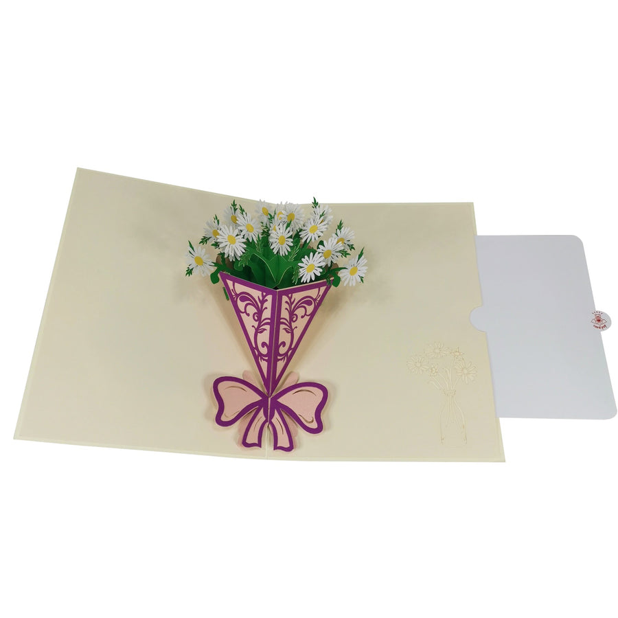 Daisy Bunch 3D Pop Up Card UK