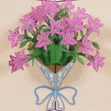 Lily Bunch 3D Pop Up Card UK