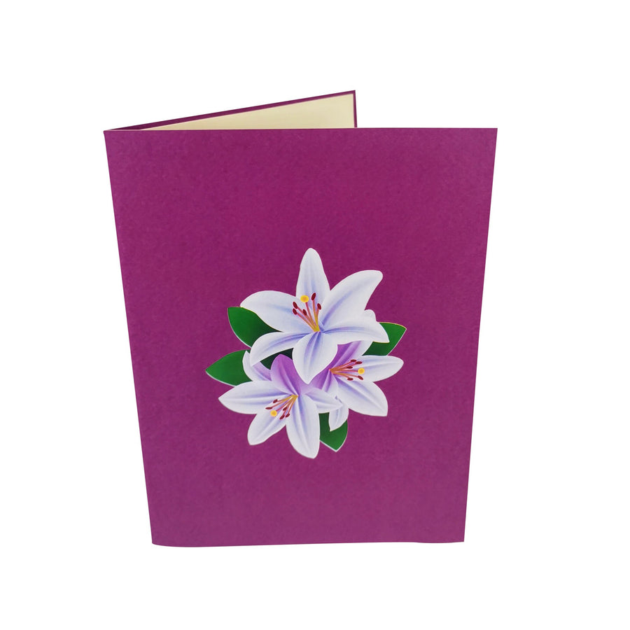 Lily Bunch 3D Pop Up Card UK