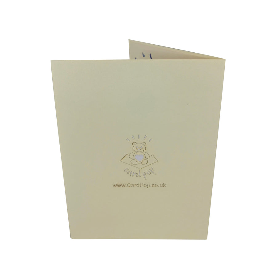 Lavender Flower Vase 3D Pop Up Card UK