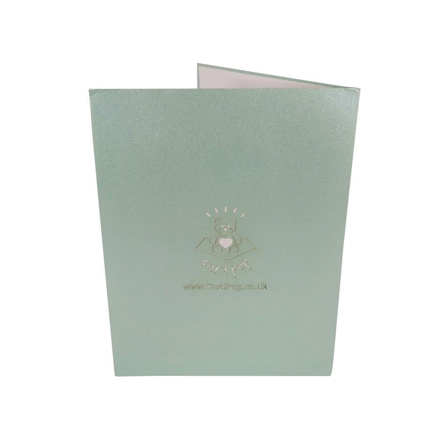 White Daisy Flower Garden 3D Pop Up Card UK