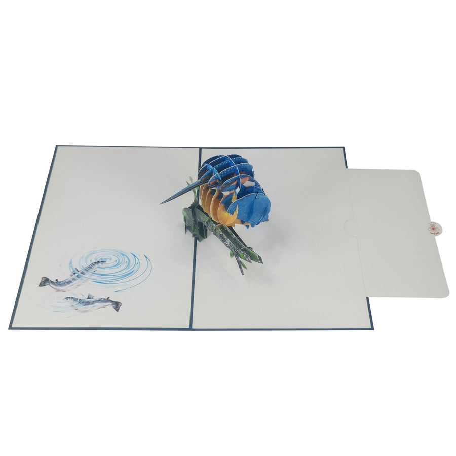 Kingfisher 3D Pop Up Card UK