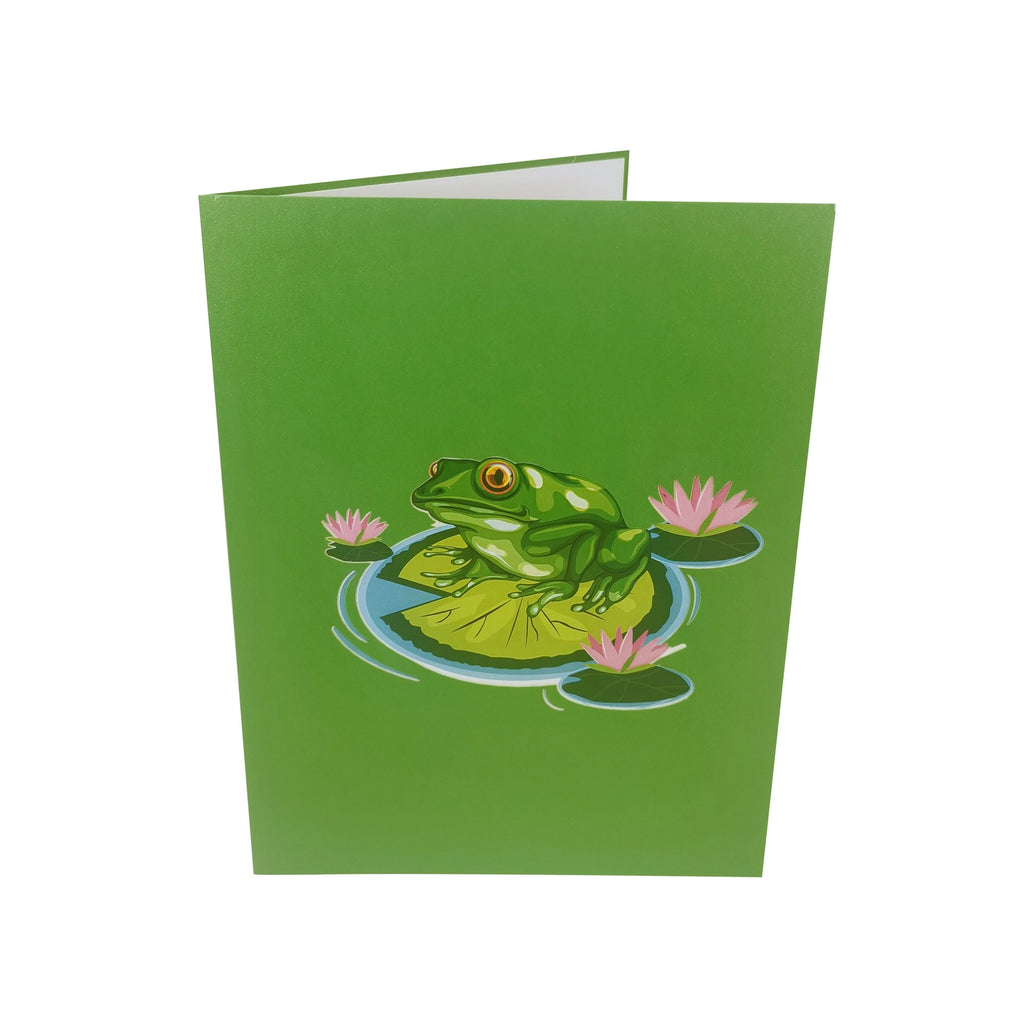 Green Frog Pop Up Card CardPop co uk green-frog-pop-up-card-cardpop-co-uk