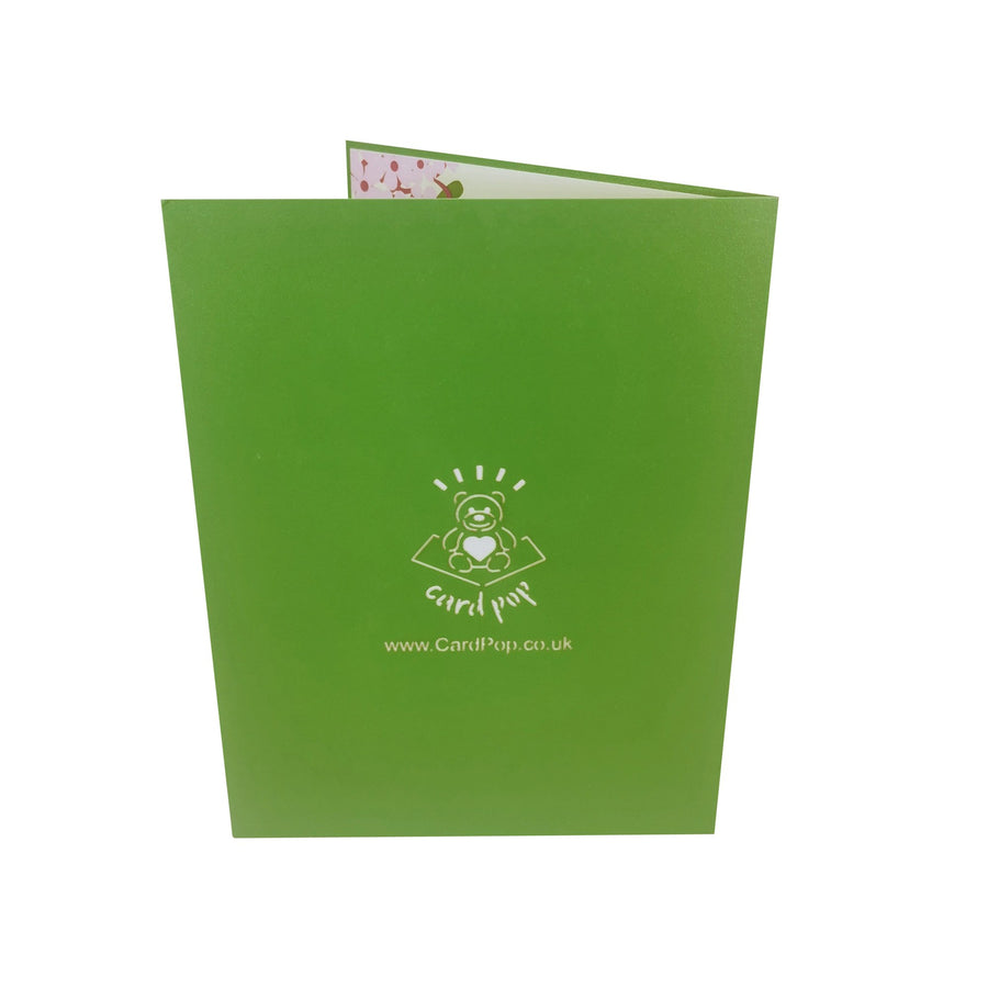 Bee Pollinating Hydrangea 3D Pop Up Card UK