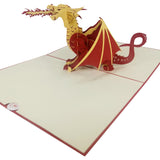 Fierce Dragon 3D Pop Up Card UK