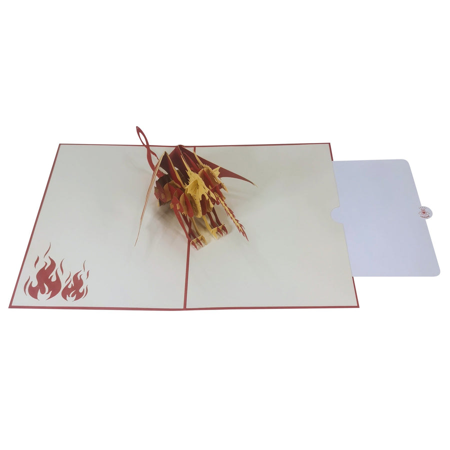 Fierce Dragon 3D Pop Up Card UK