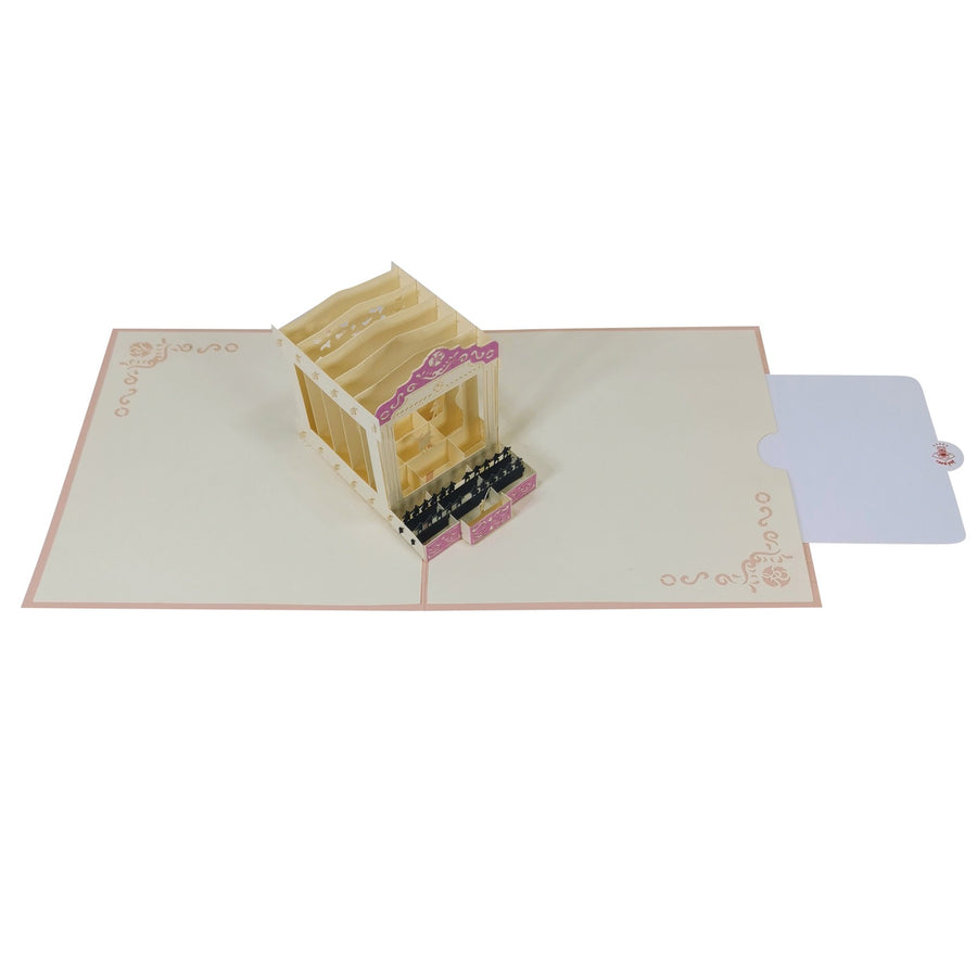 Ballet Dancing Show 3D Pop Up Card UK