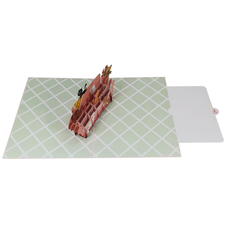 Cats on the Sofa 3D Pop Up Card UK