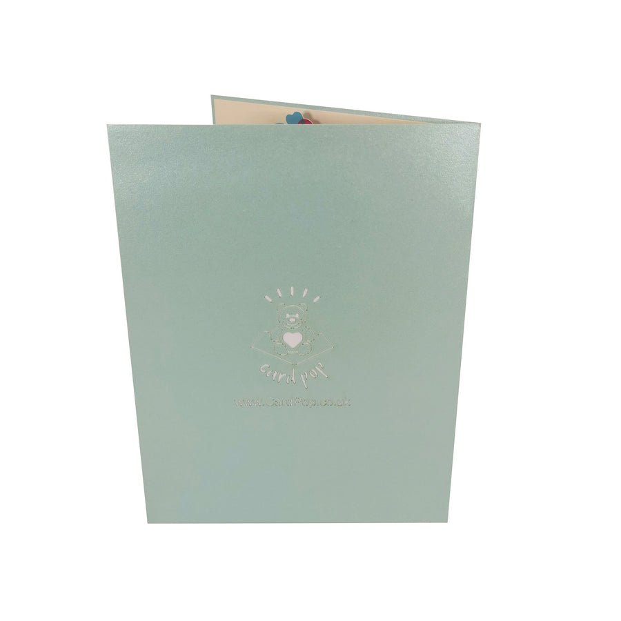 Rainbow Birthday Cupcake 3D Pop Up Card UK