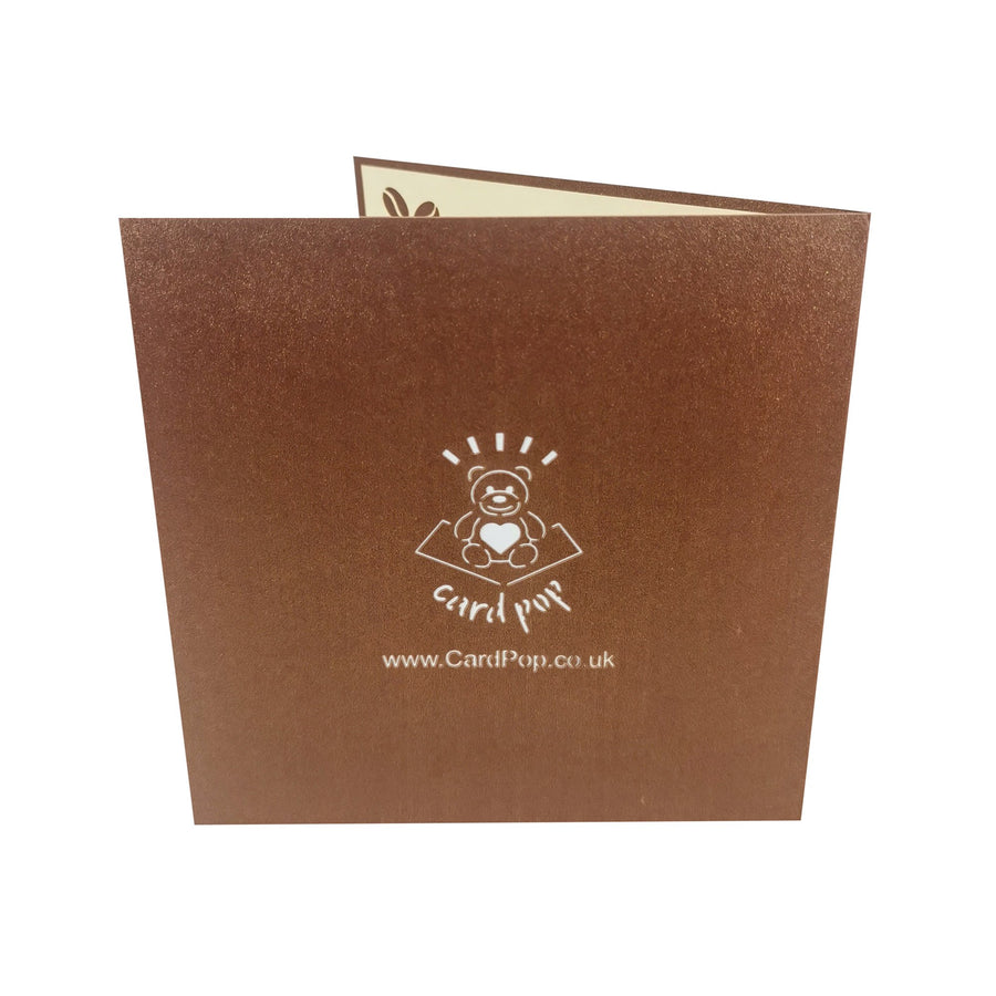 Morning Coffee 3D Pop Up Card UK