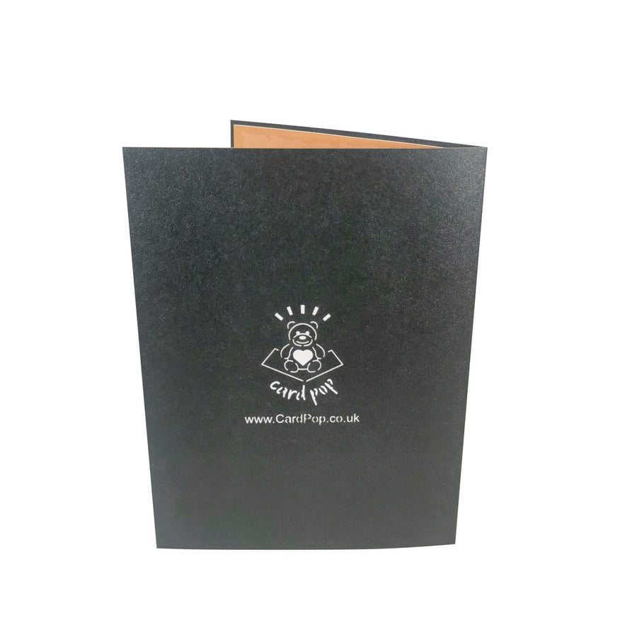 Jolly Roger Pirate Ship 3D Pop Up Card UK