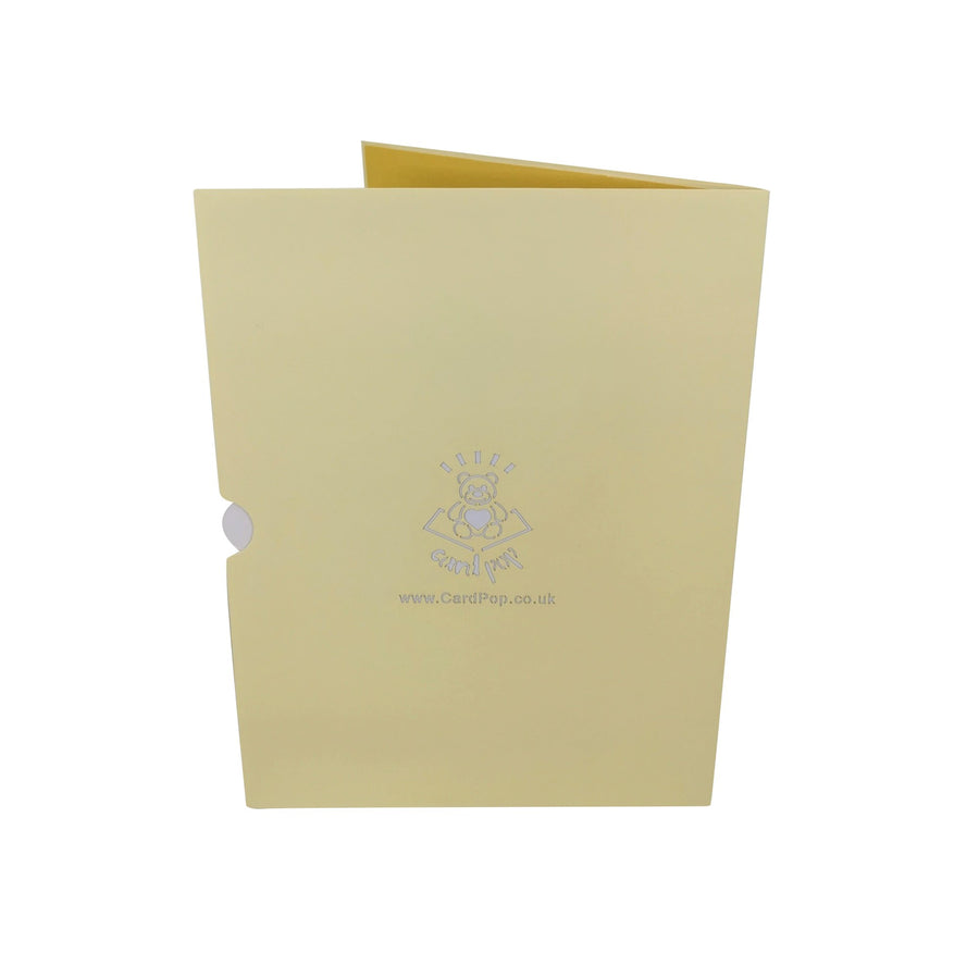 Merry Christmas Wreath 3D Pop Up Christmas Card UK