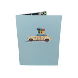 Driving Home For Christmas 3D Pop Up Christmas Card UK