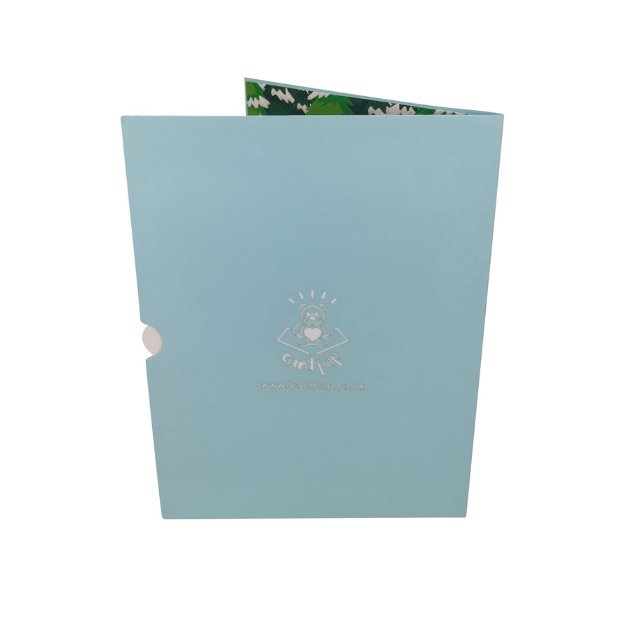Driving Home For Christmas 3D Pop Up Christmas Card UK