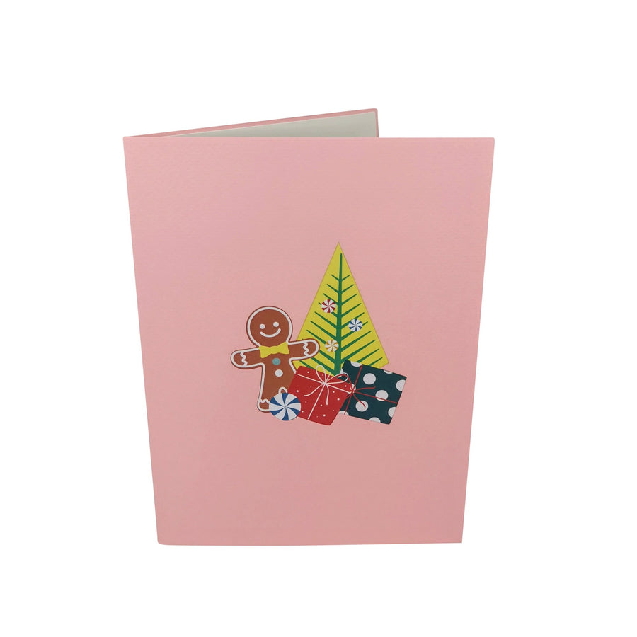 Christmas Gingerbread House 3D Pop Up Christmas Card UK