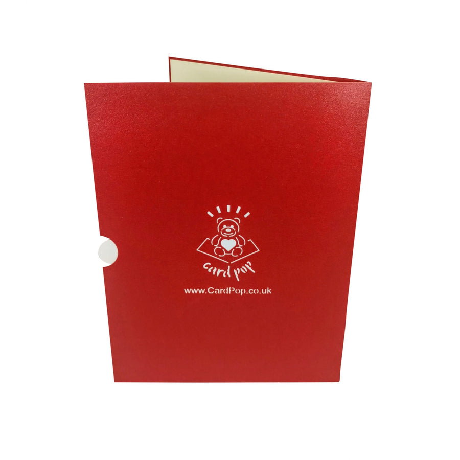 Santa Wishes a Musical Merry Christmas 3D Pop Up Christmas Card UK