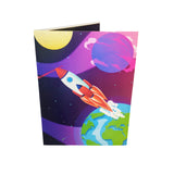 Rocket Ship 3D Pop Up Card UK