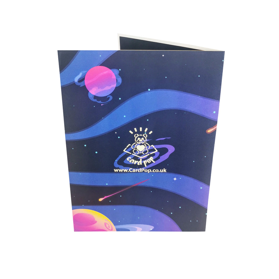 Rocket Ship 3D Pop Up Card UK