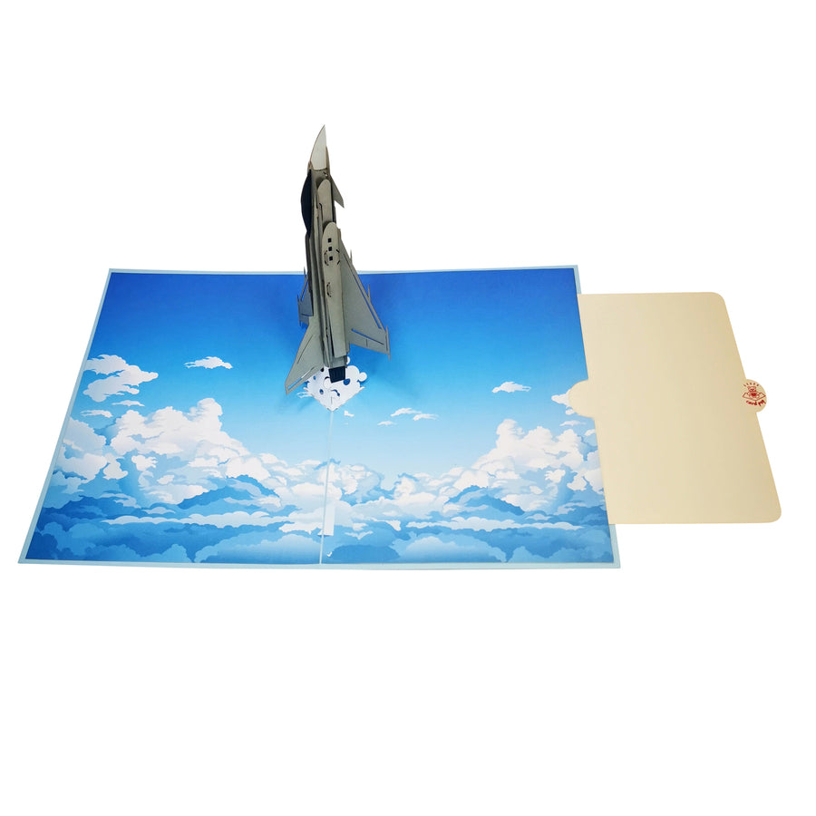 Fighter Jet 3D Pop Up Card UK