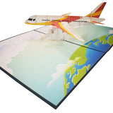 Commercial Airliner 3D Pop Up Card UK