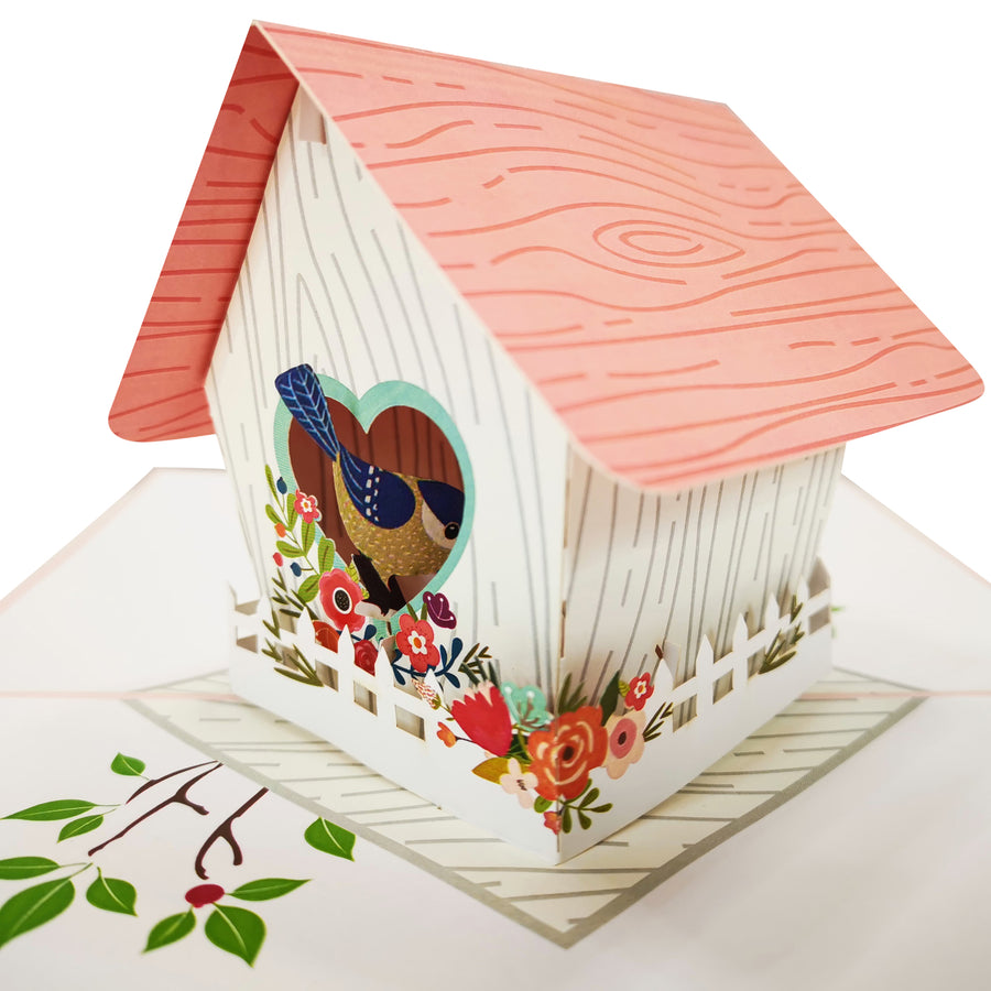 Mother's Day Birdhouse 3D Pop Up Card