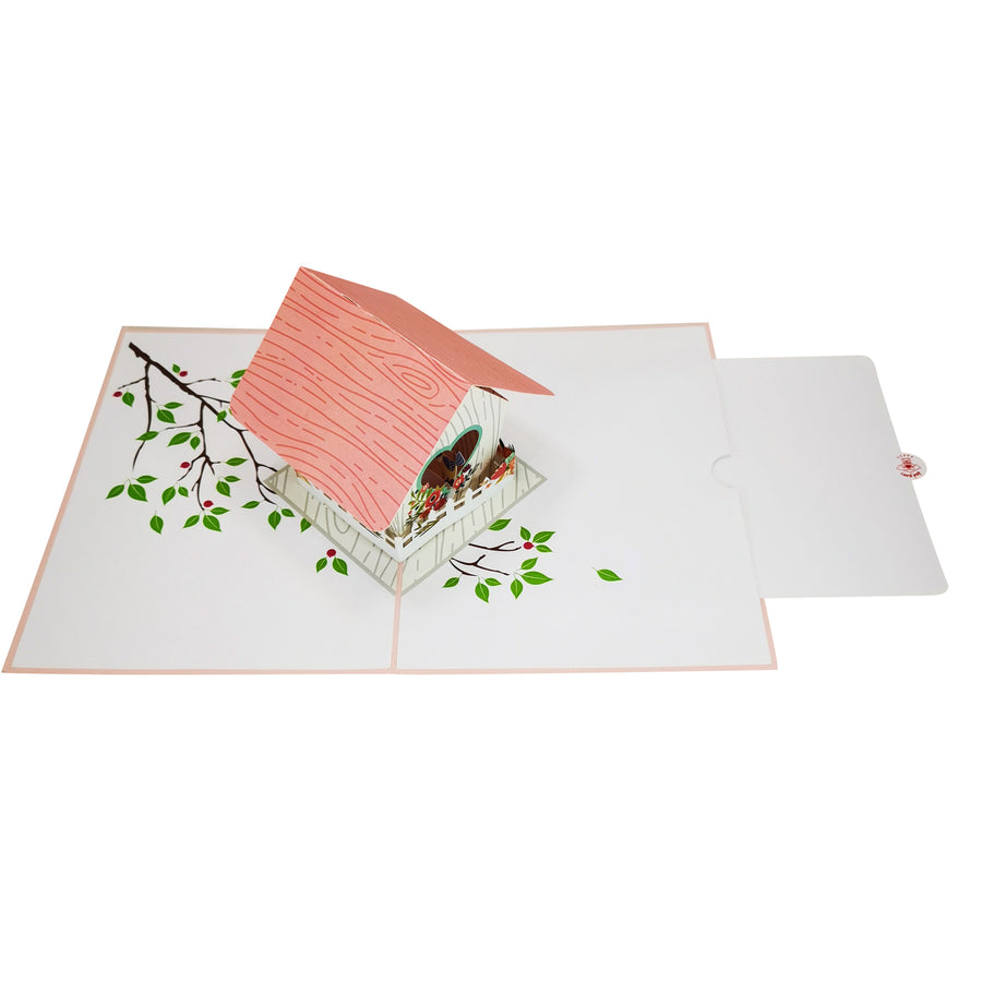 Mother's Day Birdhouse 3D Pop Up Card