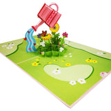 Mother's Day Watering Can 3D Pop Up Card UK