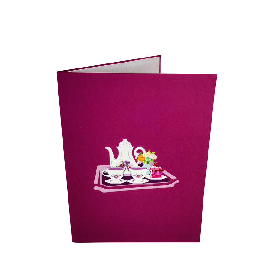 Breakfast in Bed 3D Pop Up Card UK