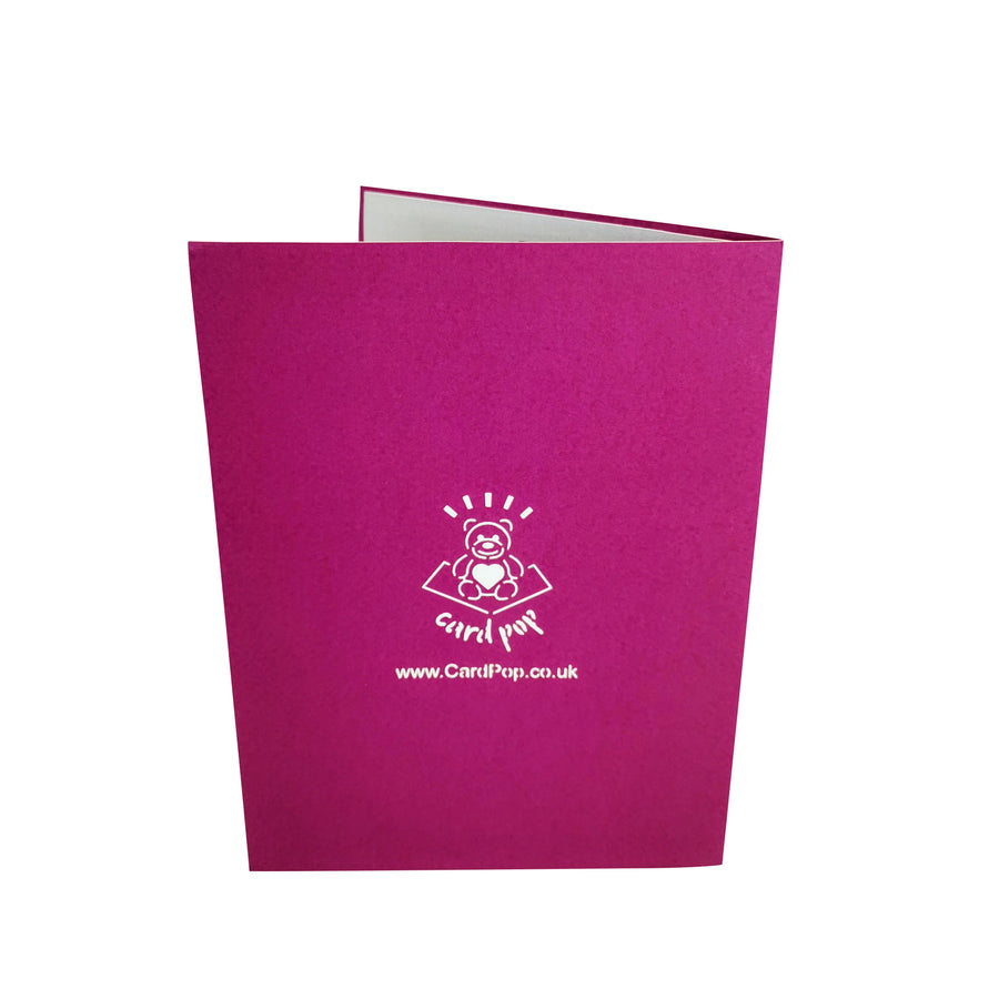 Breakfast in Bed 3D Pop Up Card UK